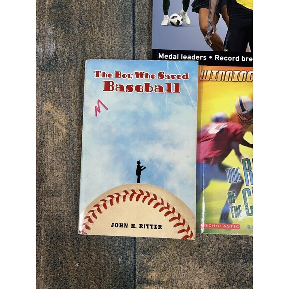 Lot Of 4 Sports Books! Power Forward, Roar Of The Crowd, Boy Who Saved Baseball! - Picture 3 of 7